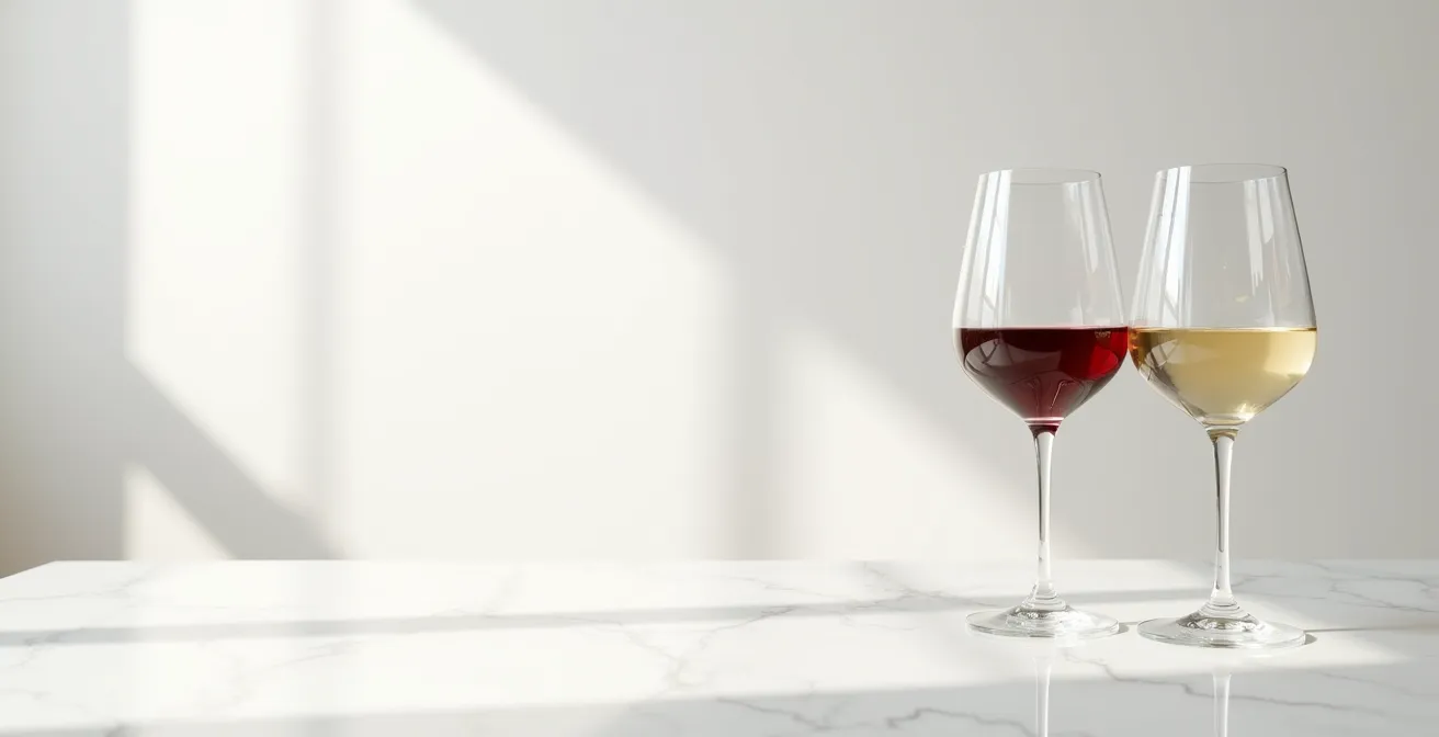 Symbolische Darstellung der Balance zwischen Mostgewicht und Weinqualität