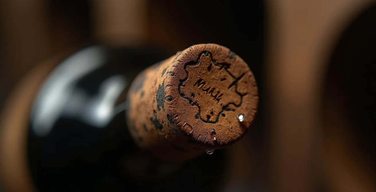 Gereifter Riesling in historischem Weinkeller